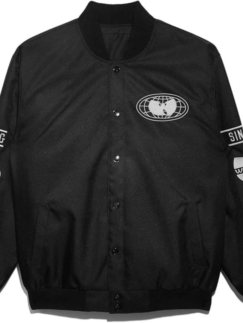 Wu-Tang Clan/Official button up/Hip Hop/Black/Gray (XXL)